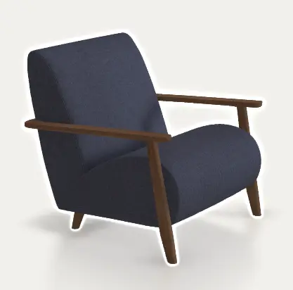 Sillón Meghan Azul Marino